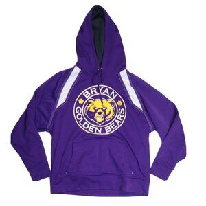MEN'S PURPLE HOODIE - BRYAN GOLDEN BEARS - BRYAN OHIO - SIZE XS - PENNANT